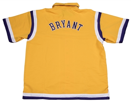 1997-98 Kobe Bryant Game Used Los Angeles Lakers Warm Up Jacket (DC Sports)